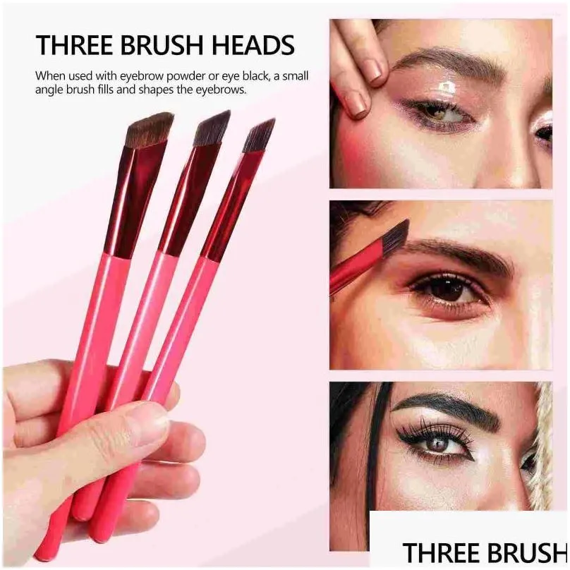 makeup brushes wild eyebrow brush fine angled shaper realistic eyelash beauty tool eyeliner cosmetics