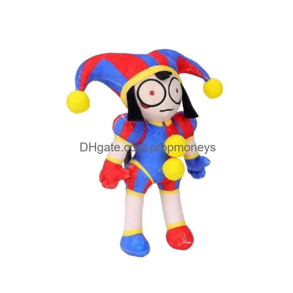 The Amazing Digital Circus P Toy Cute Cartoon Clown Soft Stuffed Doll Funny Girl Birthday Christmas Gift Drop Delivery Dhvlj