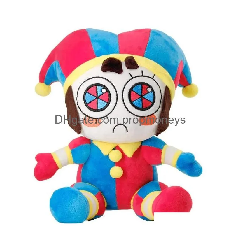 The Amazing Digital Circus P Toy Cute Cartoon Clown Soft Stuffed Doll Funny Girl Birthday Christmas Gift Drop Delivery Dhvlj