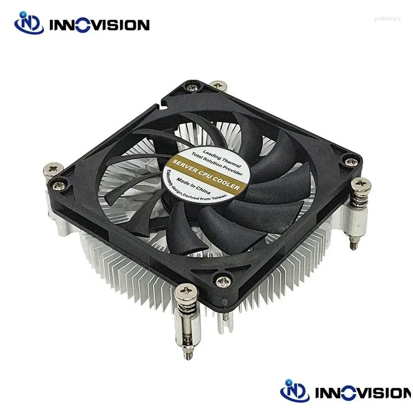 computer coolings thin active cpu cooler suit for intel lga755 1150 1151 1155 1156 1200 aluminum heatsink with cooper