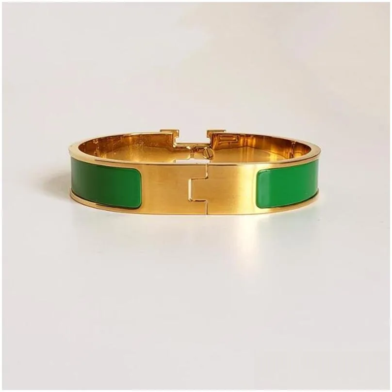 2022 high quality designer design bangle stainless steel gold buckle bracelet fashion jewelry men and women bracelets