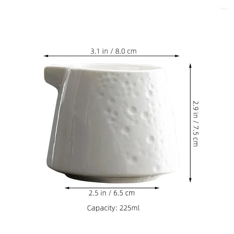 dinnerware sets ceramic milk pitcher coffee syrup storage jug latte dispenser creamer