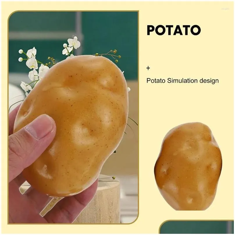 decorative flowers simulated potato foam model vegetable lifelike artificial home decoration