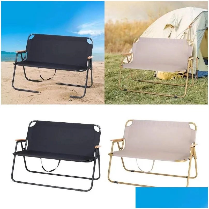 camp furniture folding camping chair outside stool outdoor traveling double fishing adult backpacking patio beach