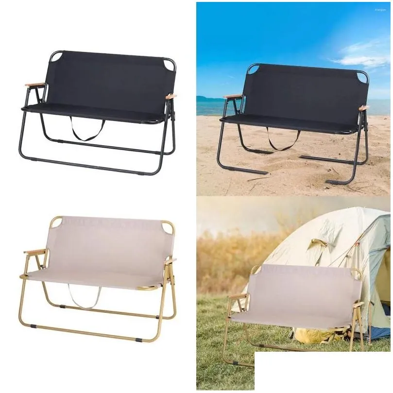 camp furniture folding camping chair outside stool outdoor traveling double fishing adult backpacking patio beach