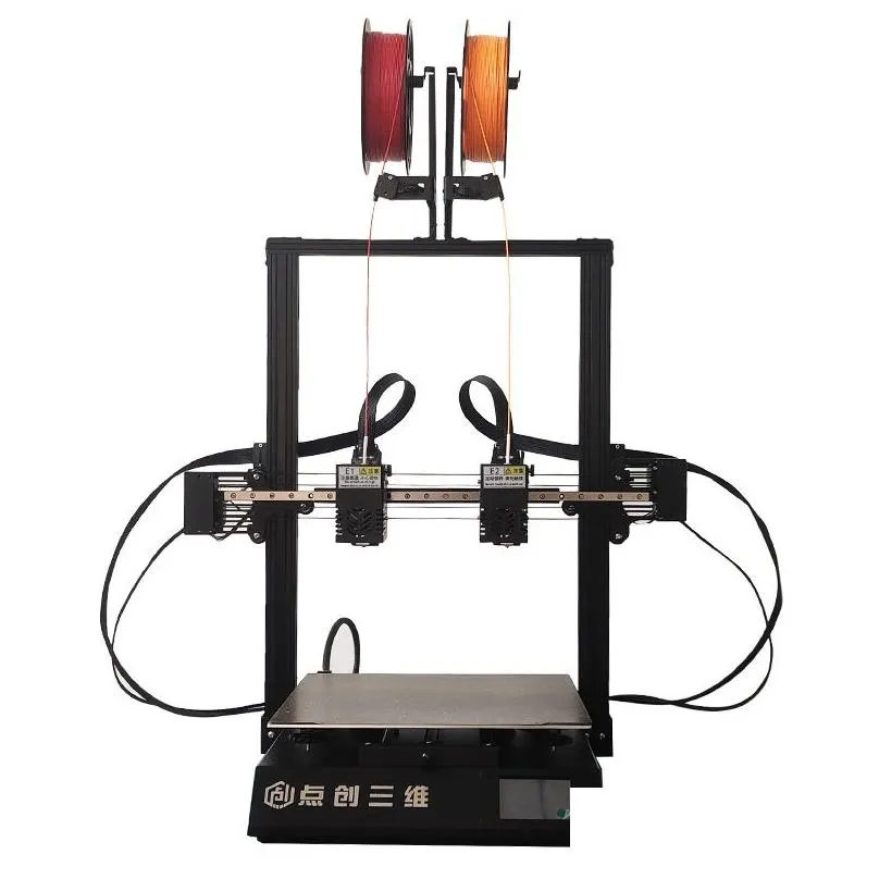 independent dual nozzle 3d printer