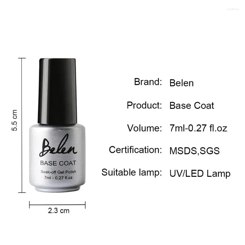 nail gel belen two-step color base coat 7ml polish two using ways soak off uv varnish art long lasting primer