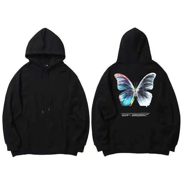 2022 butterfly hoodie europe and the united states loose large size casual hoodie fashion mens coat