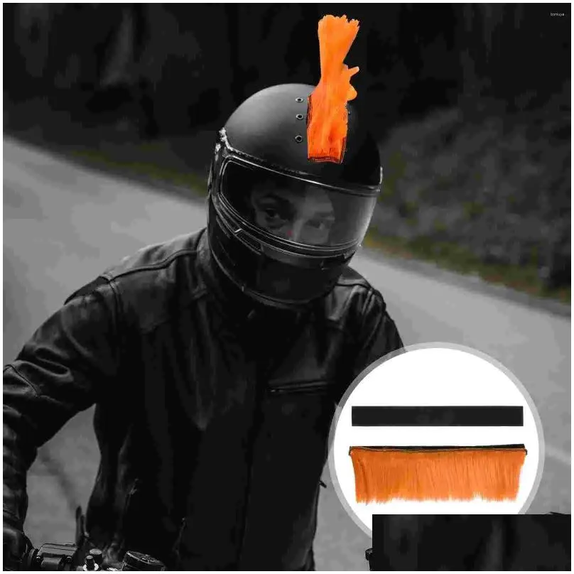 motorcycle helmets set 3 punk cockscomb decoration men women accessories hair abs mohawk