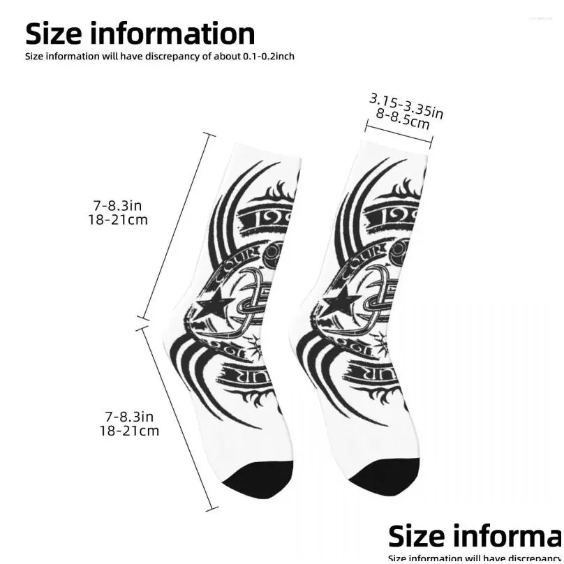 men`s socks heroes del silencio unisex winter outdoor fun printing street style crazy sock