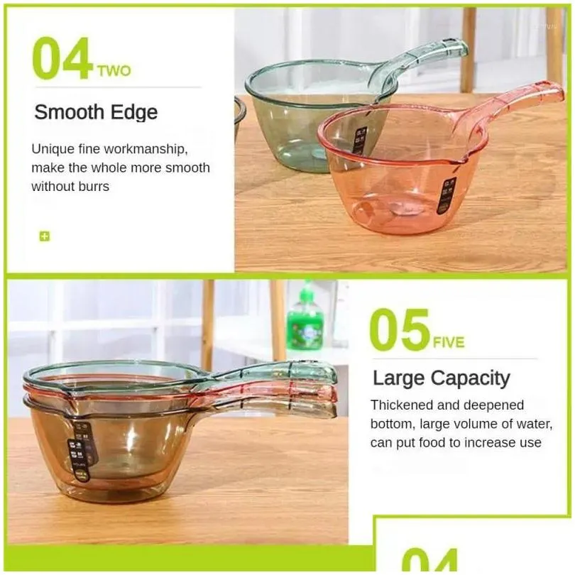 measuring tools multifunctional plastic spoon tool bathroom thick and durable easy-grip handle kitchen accessories