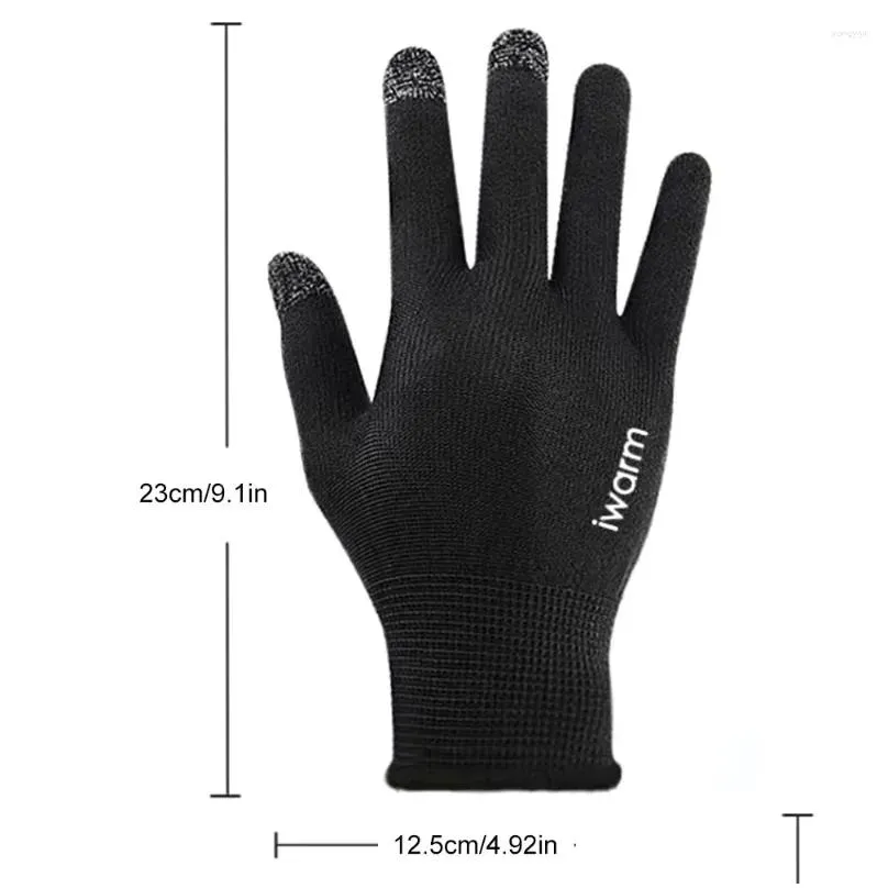 cycling gloves waterproof breathable anti-slip touch screen full finger ski great for sports