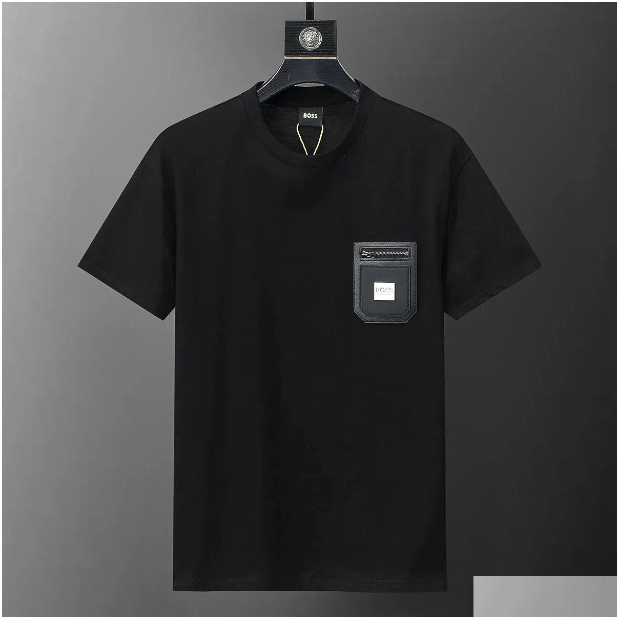 ss24 summer 31042 b new fashion brand men`s t-shirts short fit slim casual desinger cotton 100% oversize m-3xl