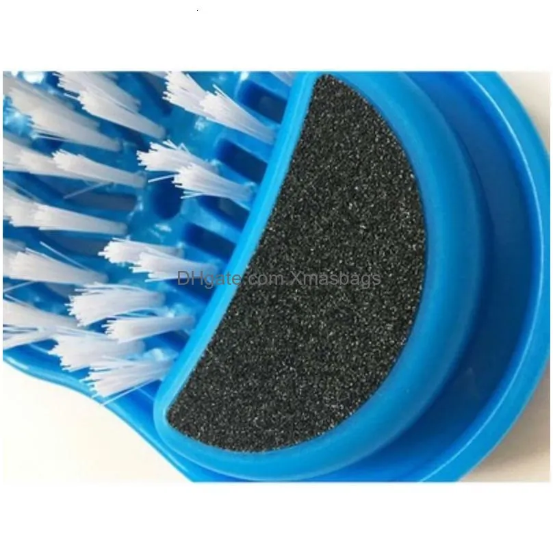 cleaning brushes 1pc 28cm14cm10cm plastic bath shoe shower massager slippers shoes for feet pumice stone foot scrubber 230425