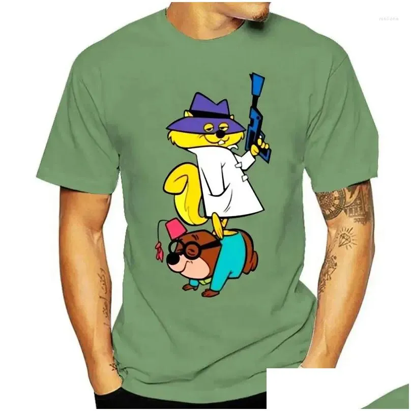men`s tank tops secret squirrel retro barbera cartoon poster fan t-shirt size s-xxl tee shirt