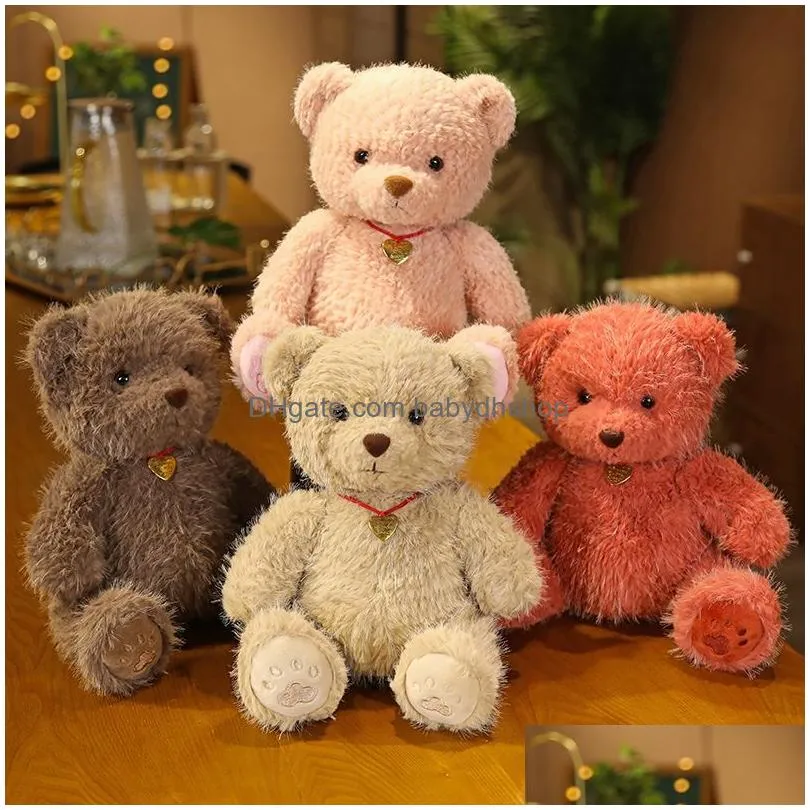 2024 valentines day cute teddy bear cartoon plush toy bear couple gifts to soothing sleep plush pillows exquisite activity gifts factory wholesale in