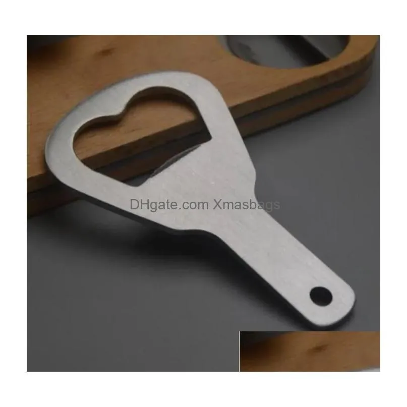 stainless steel opener parts holes beer bottle opener parts cap opener insert part kitchen tools 0616