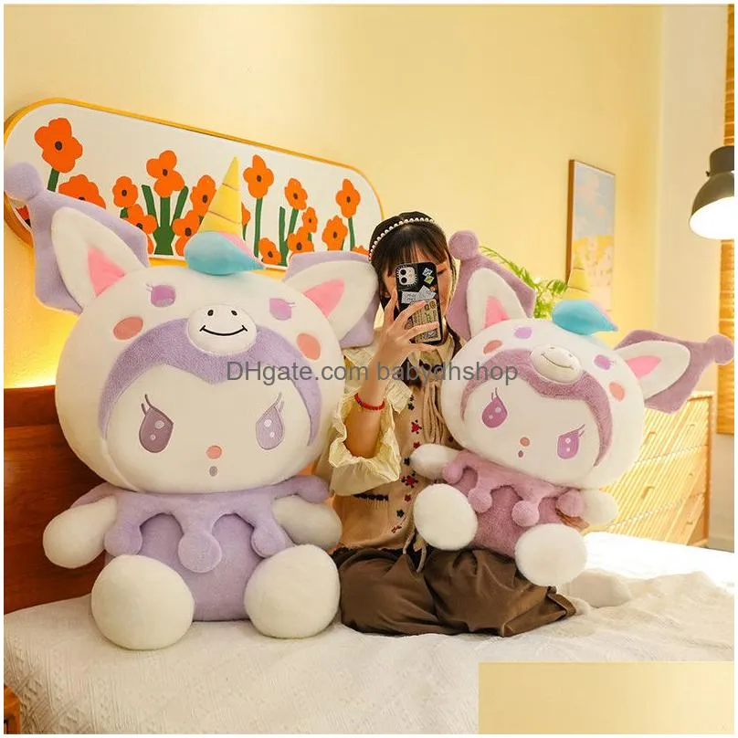 christmas cute cartoon unicorn doll soft fill plush toy pillow cute doll wholesale gift in stock