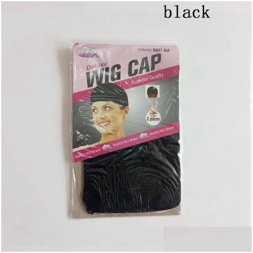 deluxe wig cap hair net for weave hair wig nets stretch mesh wig cap for making wigs free size