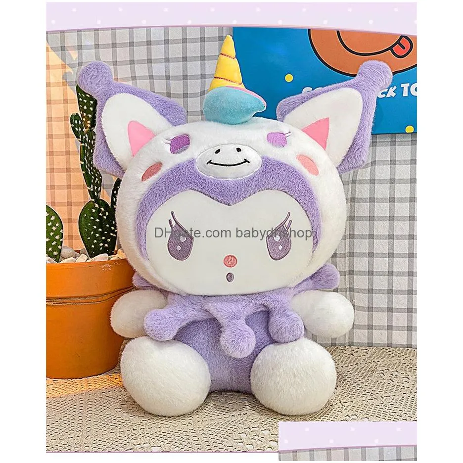 christmas cute cartoon unicorn doll soft fill plush toy pillow cute doll wholesale gift in stock