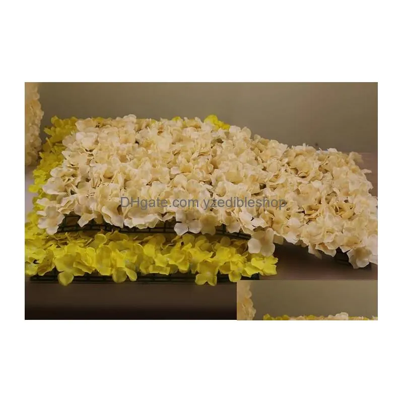 silk hydrangea artificial flower wall wedding background lawn plant wall party background artificial flowers wedding decorations