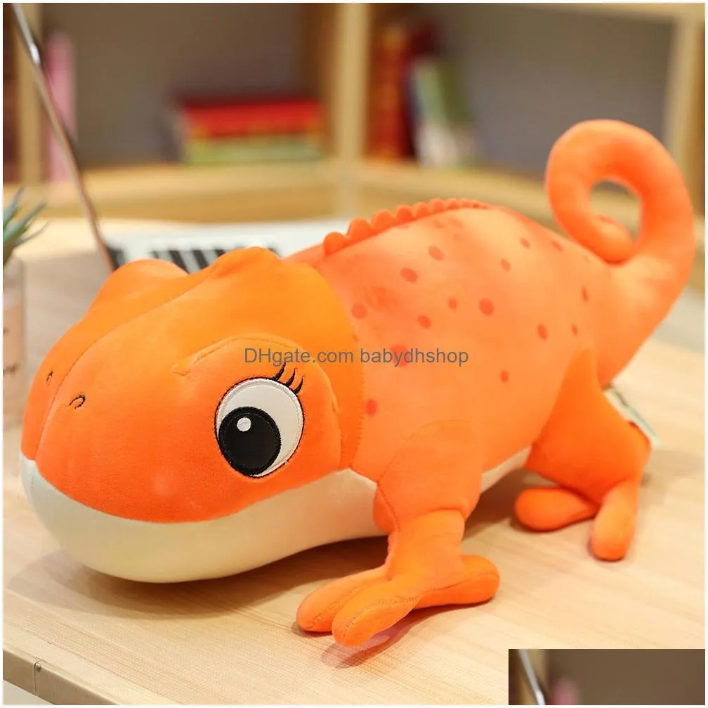  30cm chameleon plush toy cute simulation small lizard dolls doll doll childrens birthday gift for girls and boys ups or dhs