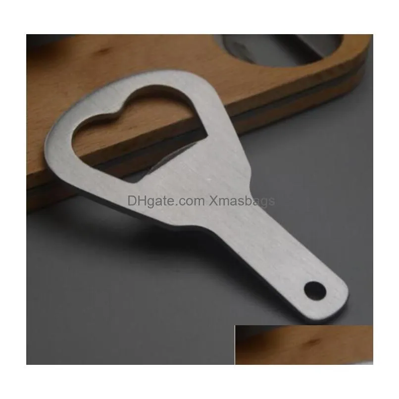 stainless steel opener parts holes beer bottle opener parts cap opener insert part kitchen tools 0616