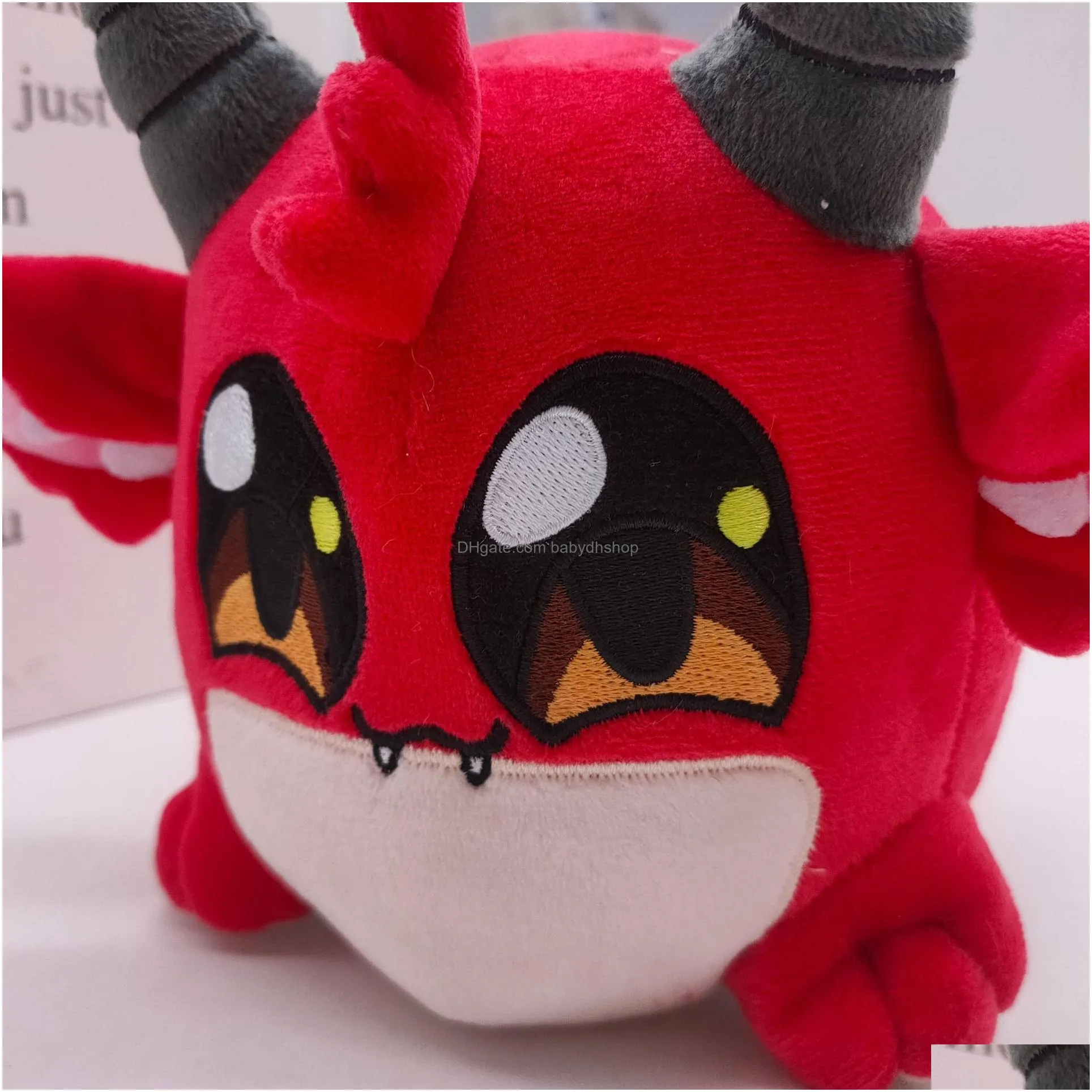 cartoon cute bat plush doll red bat toy soft fill comfort plush toy