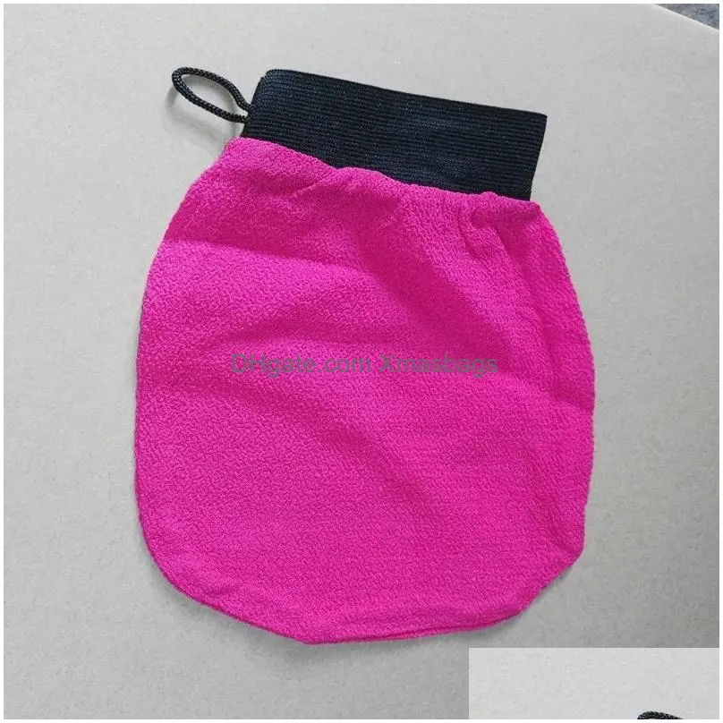 wholesale hammam scrub mitt magic peeling glove exfoliating bath glove morocco scrub glove 0528