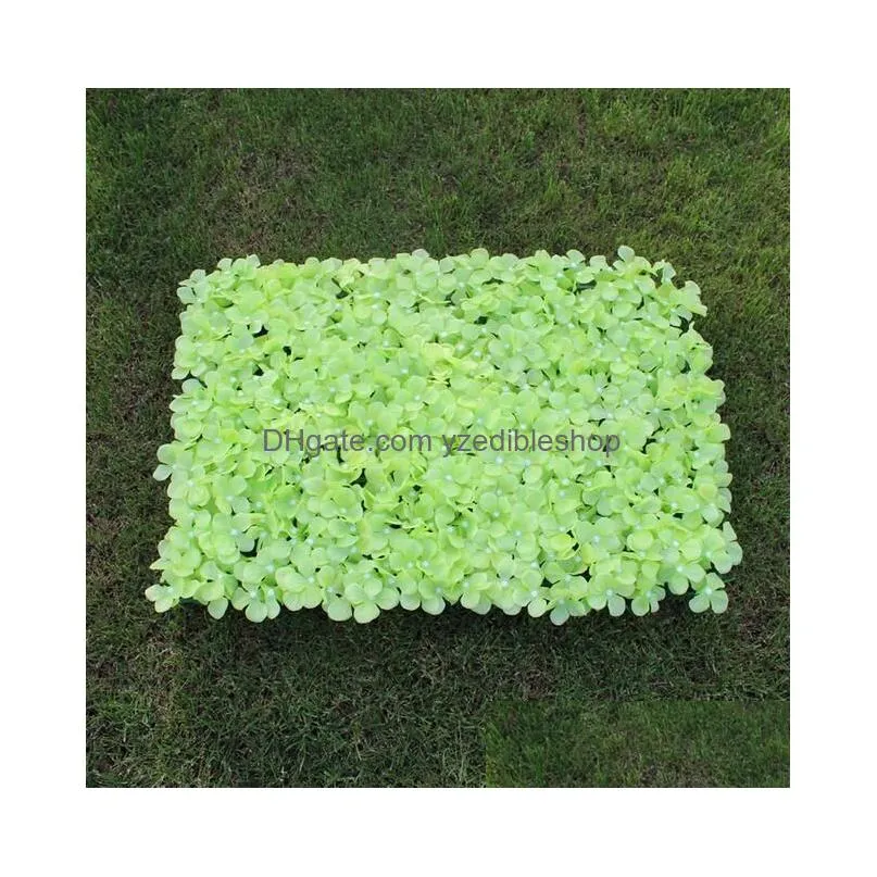 silk hydrangea artificial flower wall wedding background lawn plant wall party background artificial flowers wedding decorations