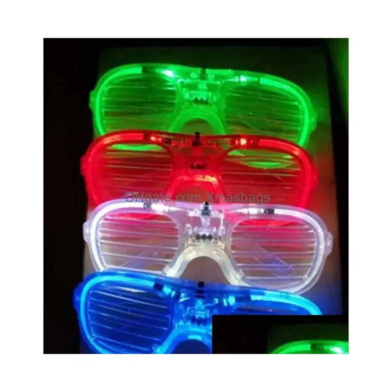 ups party led glasses glow in the dark halloween christmas wedding carnival birthday party props accessory neon flashing toys