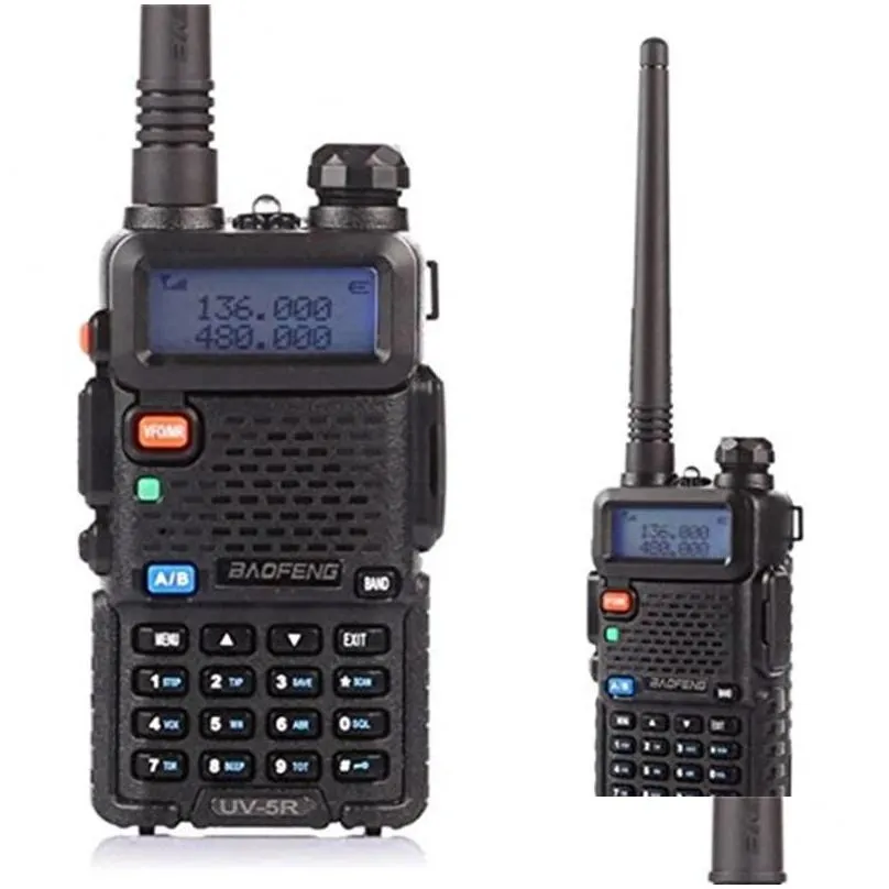 radio baofeng uv5r radio uv5r 5w walkie talkie uv 5r 8w ham radio fm vhf uhf with earphone 1800mah battery