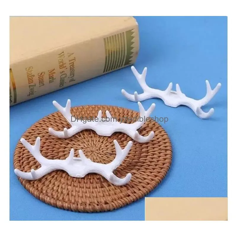 wedding decoration resin antler place card holder for wedding favors supplies wholesale sn679