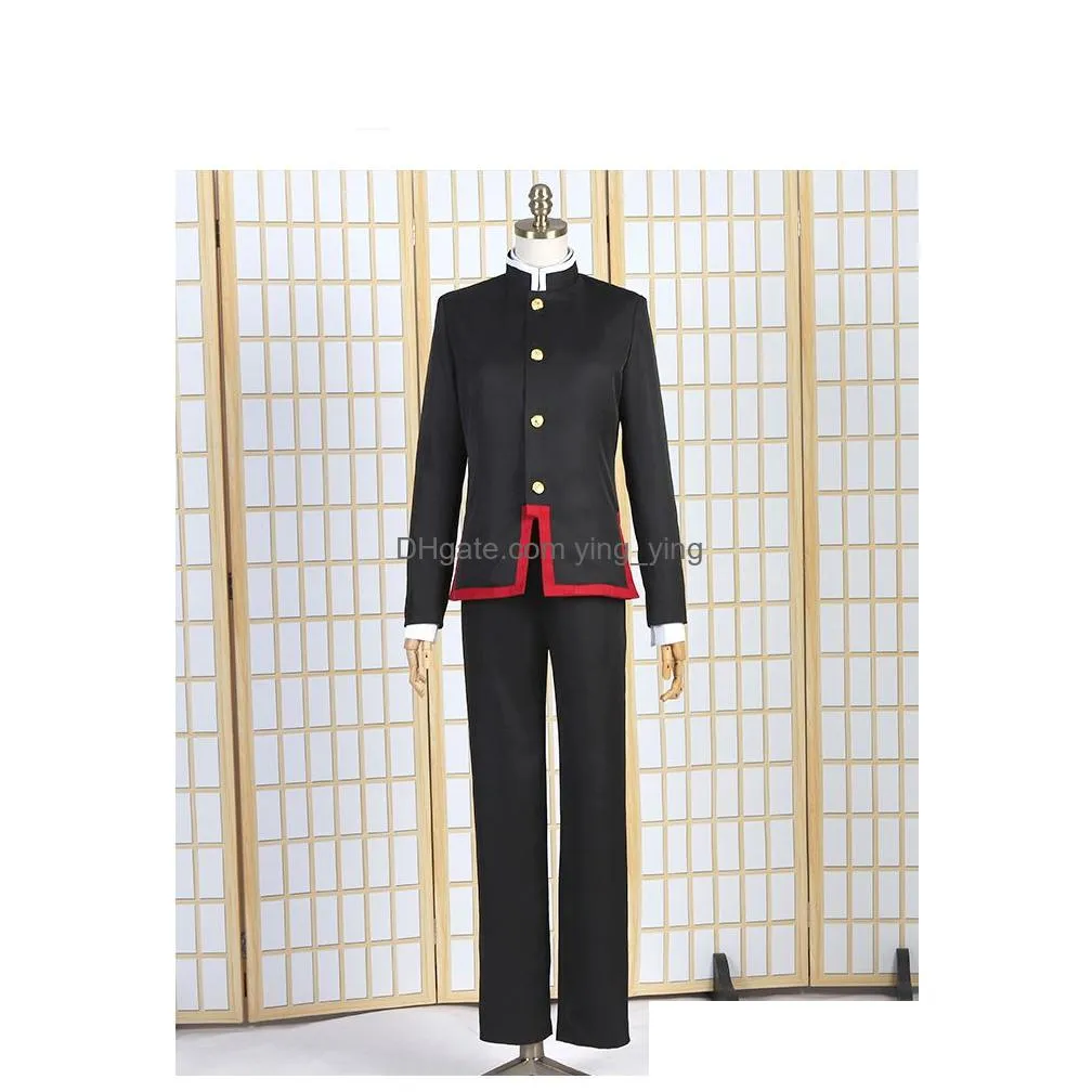 Cosplay Toilet-Bound Jibaku Shounen Hanako-Kun Hanako Kun Costume Suit266A Drop Delivery Apparel Costumes Dhptq