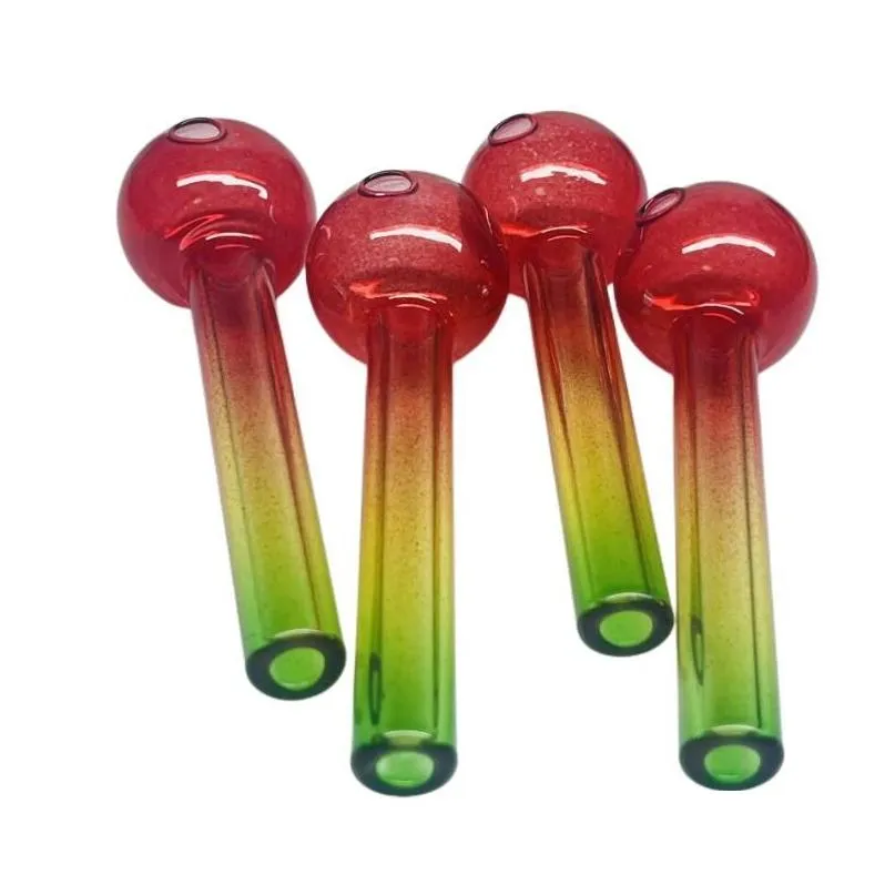 super durable pyrex glass oil burner pipe bong tobacco dry herb colorful water pipes smoking accessories glass tube