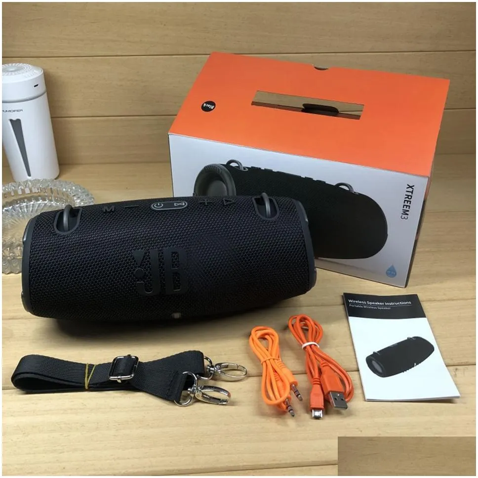 Portable Speakers Xtreme 3 Speaker Wireless Bluetooth 5.0 Portable Waterproof Sports Bass Outdoor Jbls Speakers Stereo Drop Delivery Dhgwx