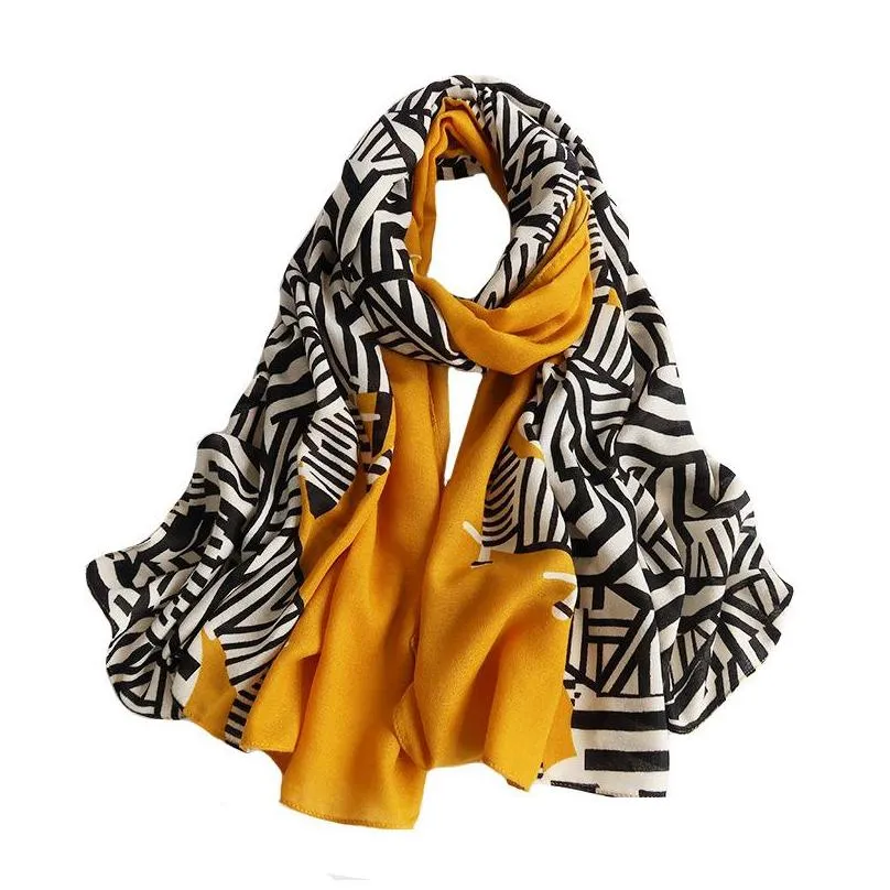 Scarves Brand Beach Towel Cotton Linen Scarf Sale Winter Hijab Spring And Autumn Bandana Foard Femme Poncho Scarves 856 B3 Drop Delive Dhbny