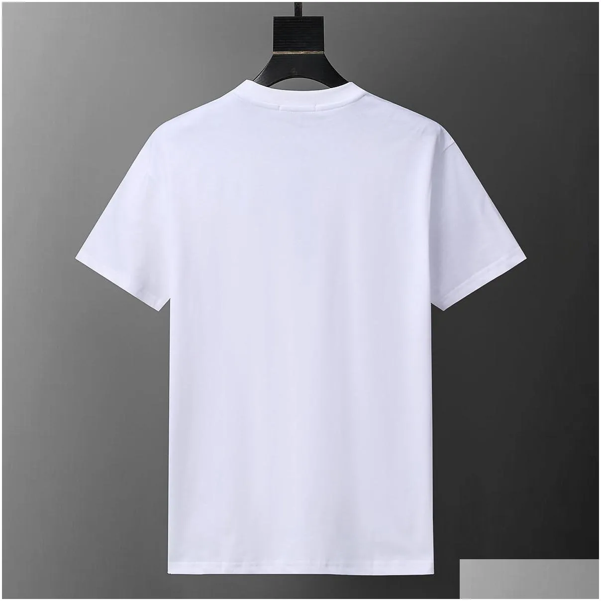 ss24 summer 31042 b new fashion brand men`s t-shirts short fit slim casual desinger cotton 100% oversize m-3xl