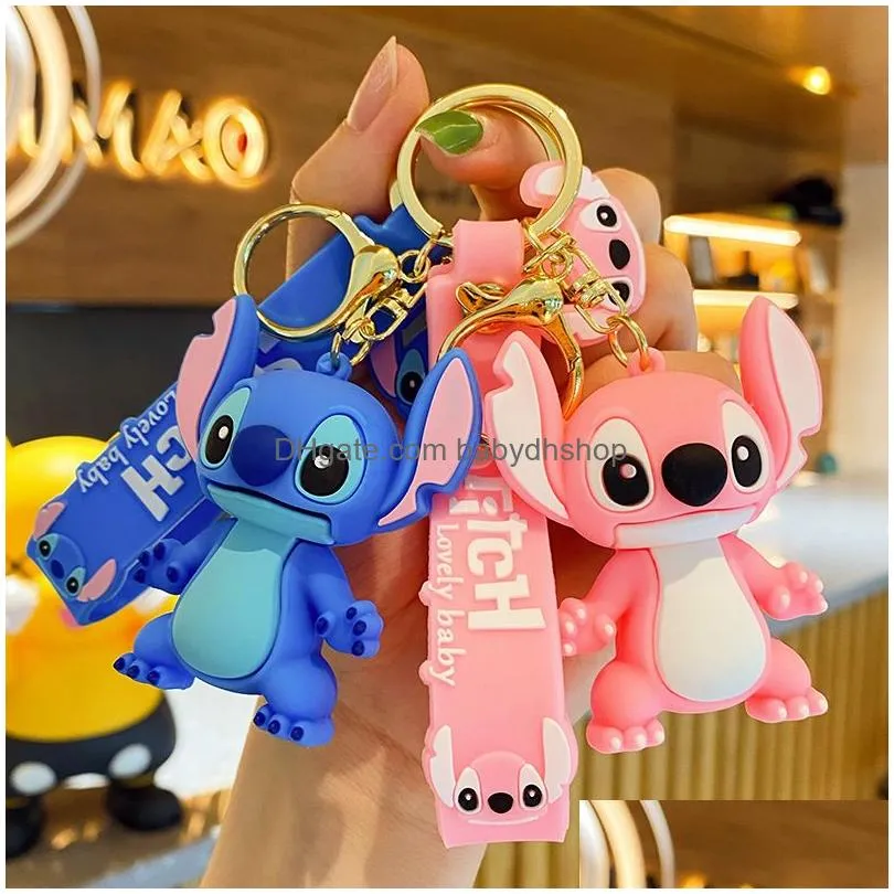  creative cartoon doll pvc bag pendant decoration keychain internet famous car keychain couple birthday gift factory spot wholesale