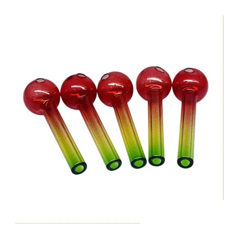 super durable pyrex glass oil burner pipe bong tobacco dry herb colorful water pipes smoking accessories glass tube