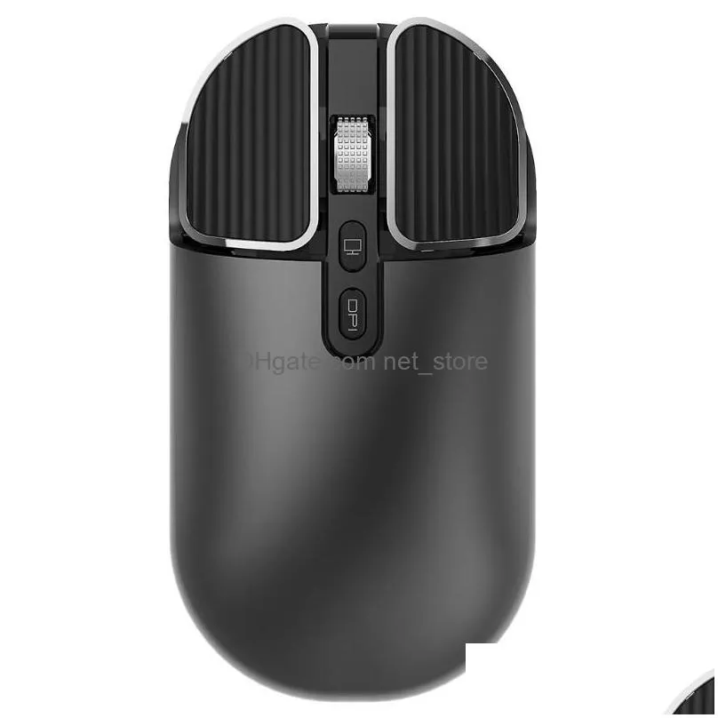 gadgets wireless mouse for pc laptop 2.4g m203 usb mute mouse ergonomics optical mouse metal roller mouse adjustable souris sans fil