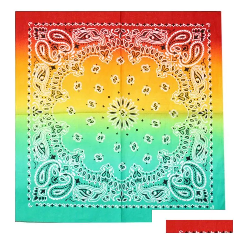 Bandanas Tie Dyed Neck Gaiter Amoeba Gradients Sun Flower Bandanna Man Magic Scarves Outdoor Cycling Face Towel Hip Hop Bandanas 2 5Yb Dhv0Q