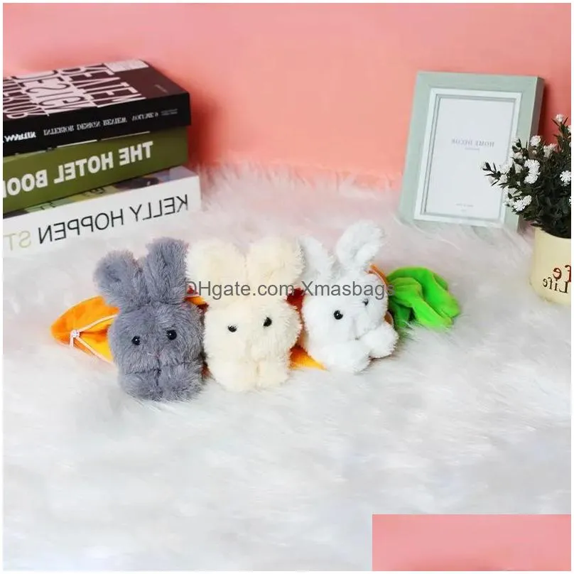 other festive party supplies easter bunny stuffed toy rabbit carrot purse squish toys for kids spring holiday party bunny decorations
