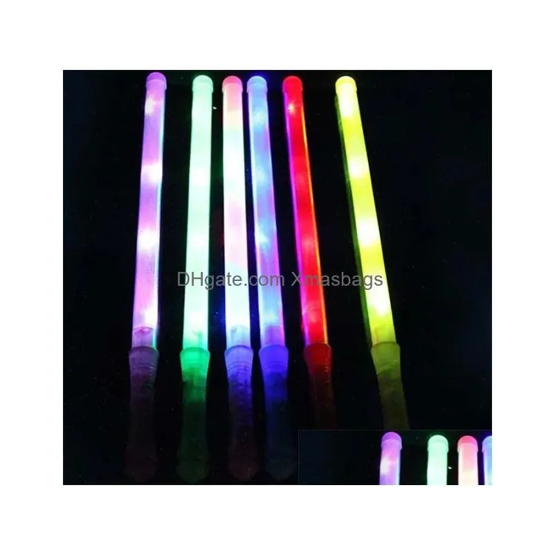 party decoration 48cm 30pcs glow stick led rave concert lights accessories neon sticks toys in the dark cheer jl0629