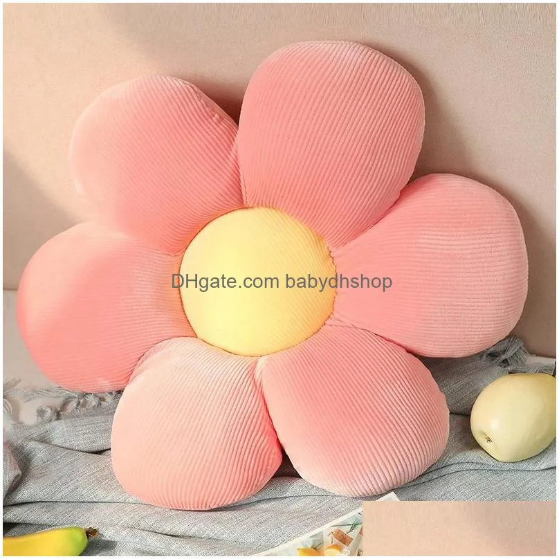 plush doll throw pillow cushion floor chair cushions office tatami car seat daisy flower