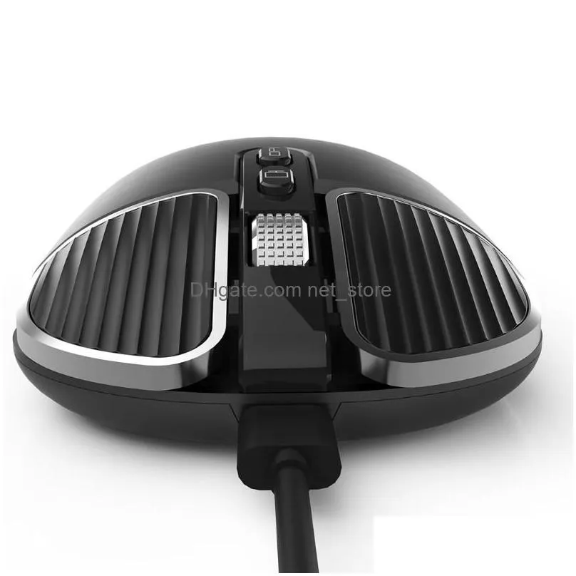 gadgets wireless mouse for pc laptop 2.4g m203 usb mute mouse ergonomics optical mouse metal roller mouse adjustable souris sans fil