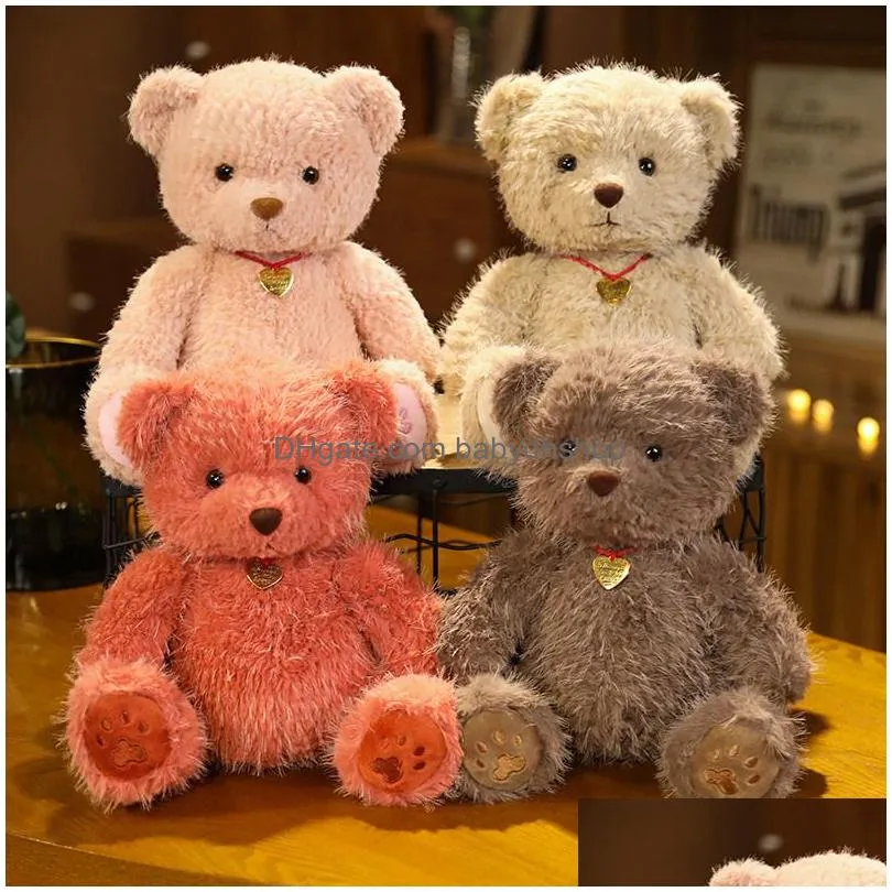 2024 valentines day cute teddy bear cartoon plush toy bear couple gifts to soothing sleep plush pillows exquisite activity gifts factory wholesale in