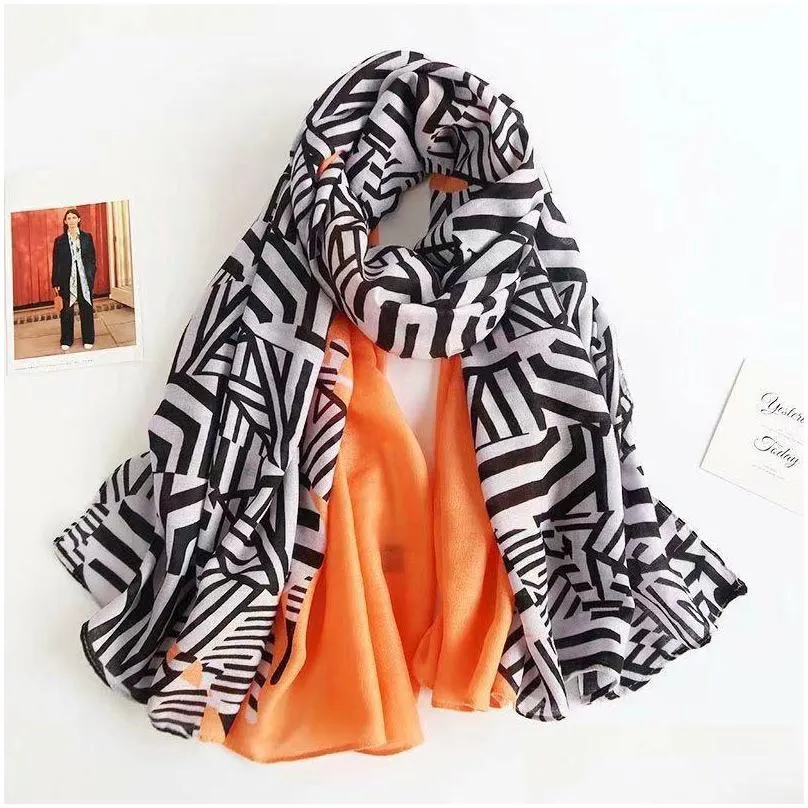 Scarves Brand Beach Towel Cotton Linen Scarf Sale Winter Hijab Spring And Autumn Bandana Foard Femme Poncho Scarves 856 B3 Drop Delive Dhbny