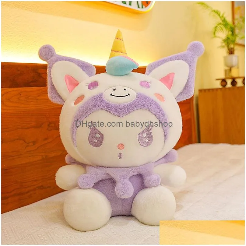 christmas cute cartoon unicorn doll soft fill plush toy pillow cute doll wholesale gift in stock