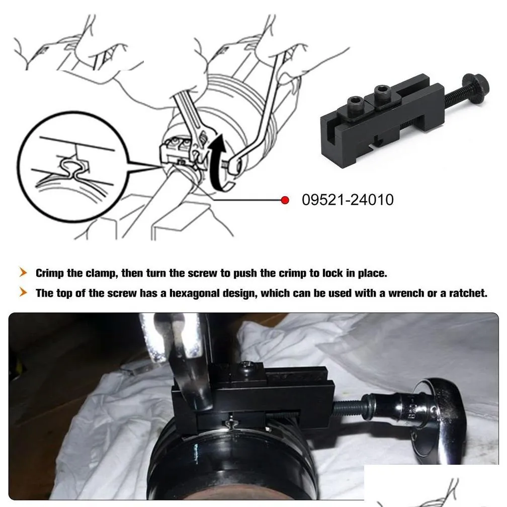 Other Vehicle Tools Drive Shaft Boot Clam Tool Car Cv Axle Joint Dust Er Oem 09521-24010 Replacement For Lexus Removal Drop Delivery A Otqus